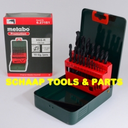 Borencassette 19-delig HSS-R 1-10 mm x 0,5 mm Promotion | 627151